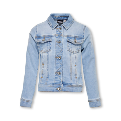 Kogfun denimjakke - Light blue