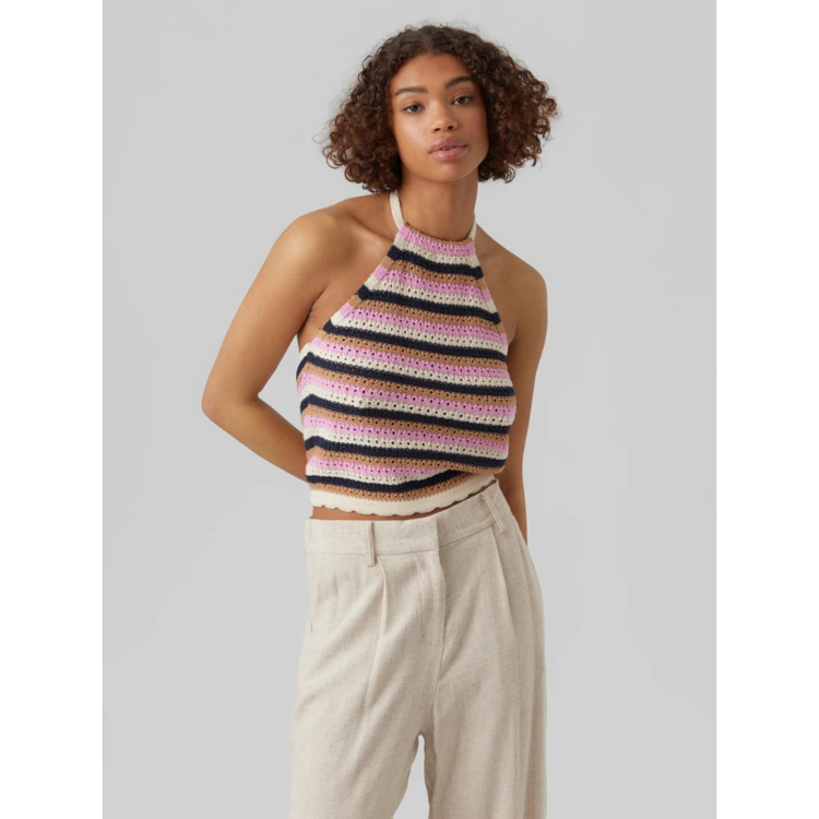 Vmshaji top - Birch/bonbon