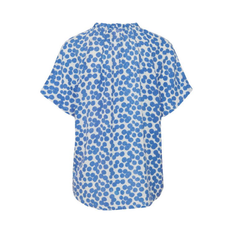 Frnemma bluse - Ultramarine AOP