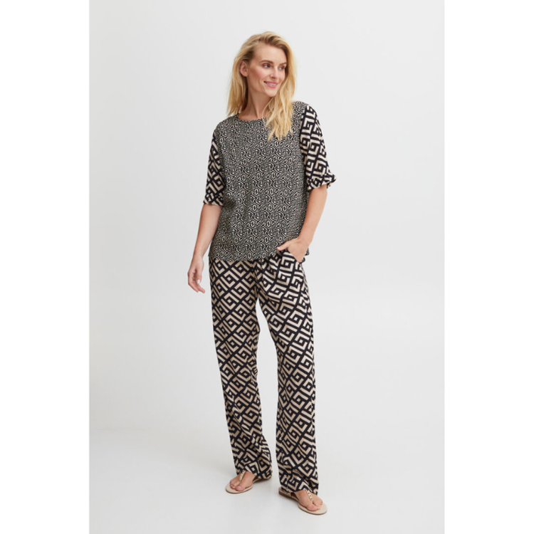 Pzsharon bukser - Black printed