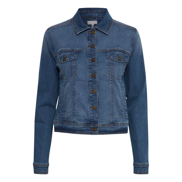 Frvocut jakke - True blue denim