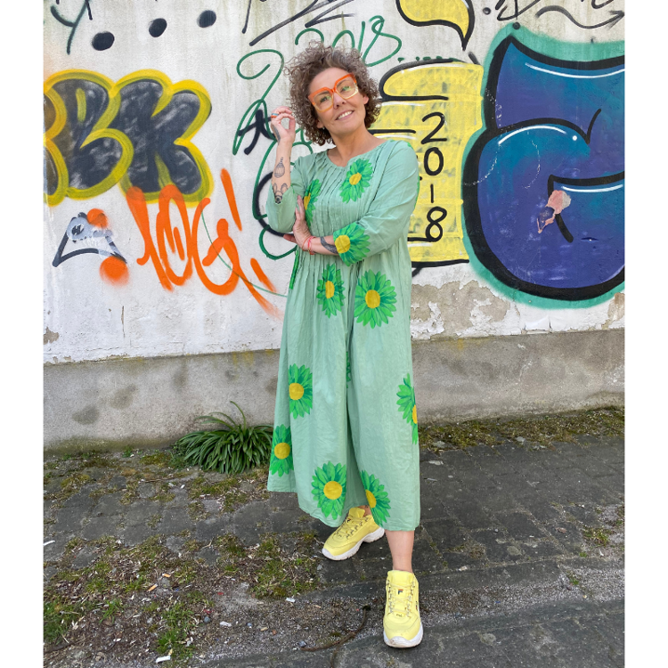 Marta kjole 6645 - Salvia