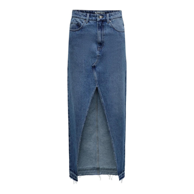 Onlalina nederdel - Medium blue denim