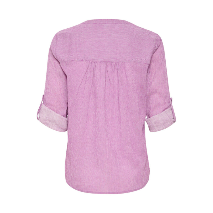 Kavivian bluse - Purple/Chalk stripe