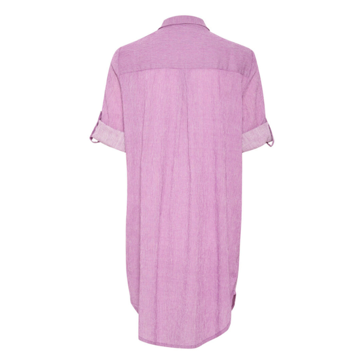 Kavivian kjole - Purple/Chalk stripe