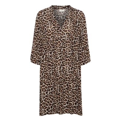 Kaisolde kjole - Feather grey leo