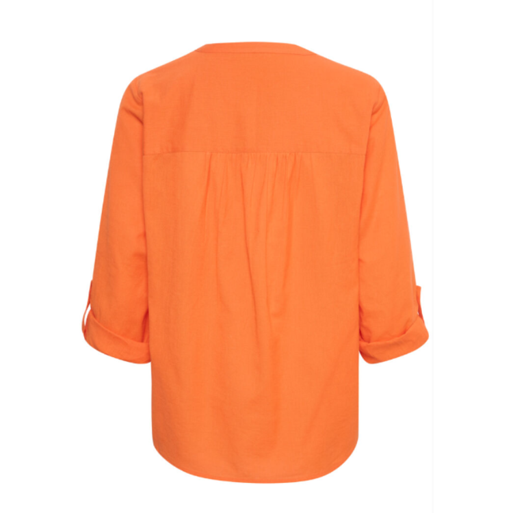 Kamajse bluse - Vermillion orange