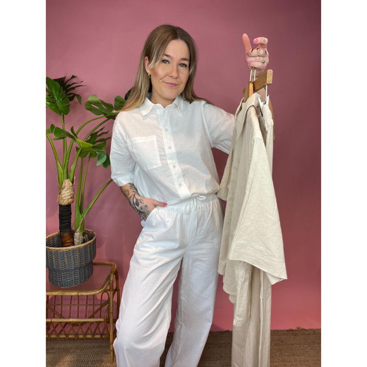 Duena skjorte - White