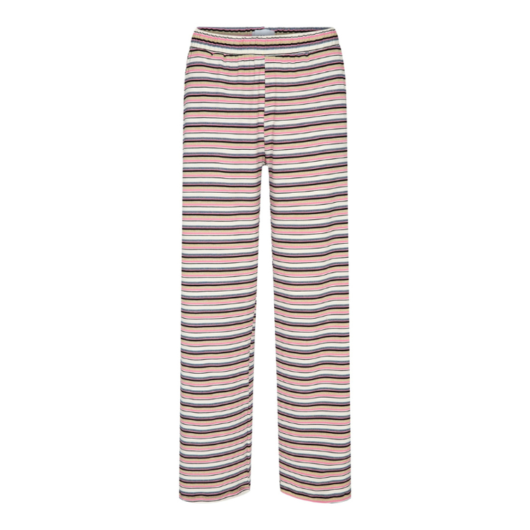 Natalia buks - Pink cold lurex stripes