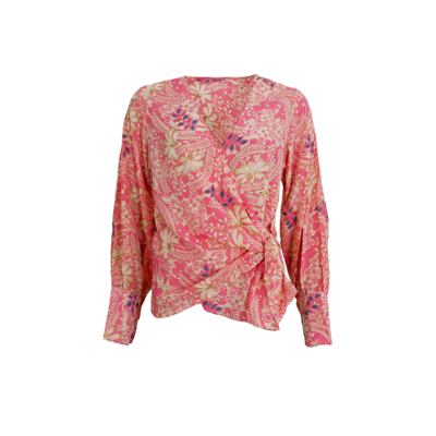 Bcluna wrap bluse - Pink weat