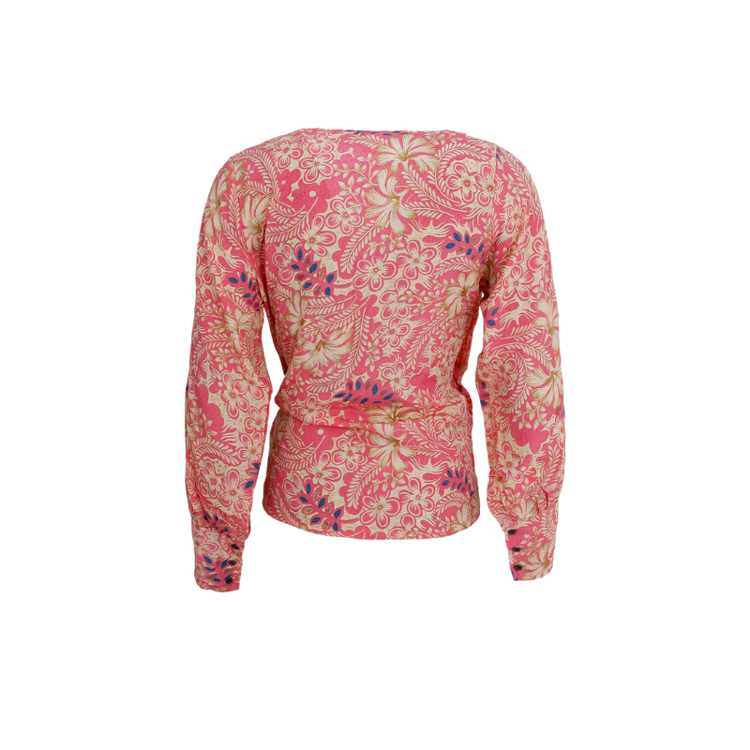 Bcluna wrap bluse - Pink weat