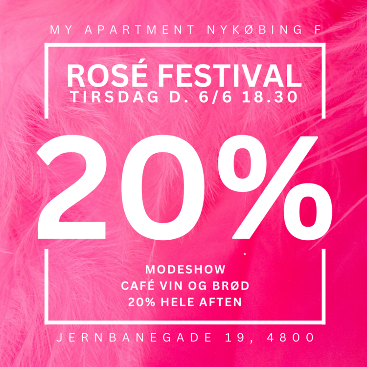 Kundeaften - Rosé festival d. 6/6