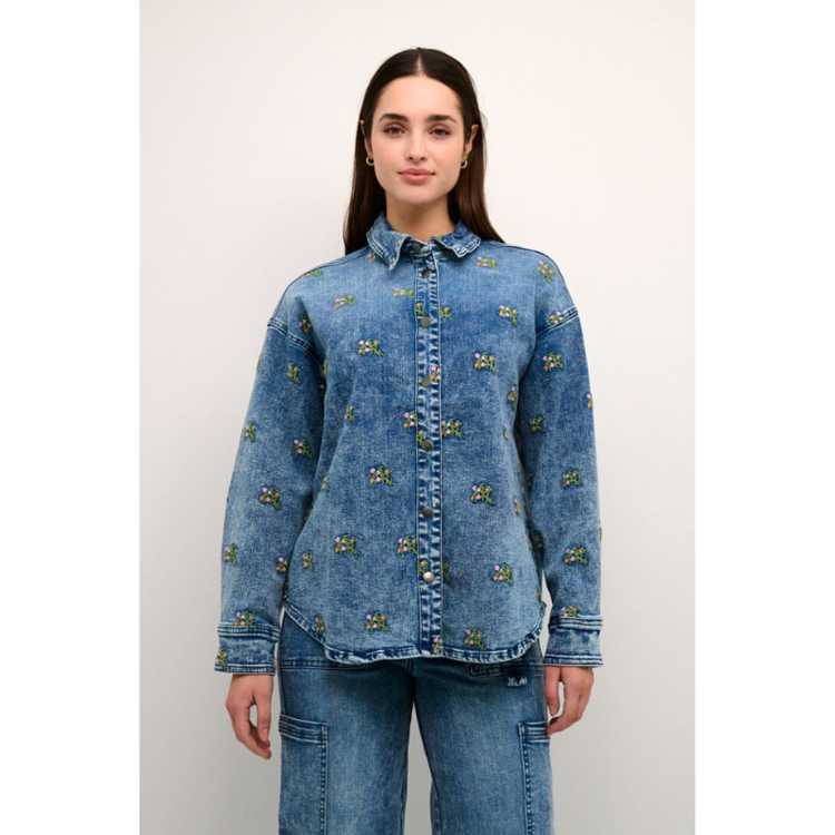 Karue denim jakke - Blue denim jakke