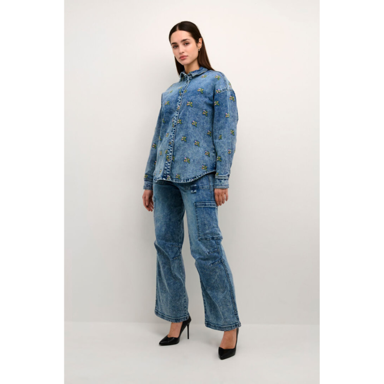 Karue denim jakke - Blue denim jakke