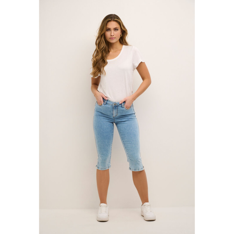 Kavicky capri jeans - Light blue washe