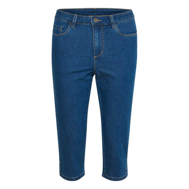 Kavicky capri jeans - Medium blue washed