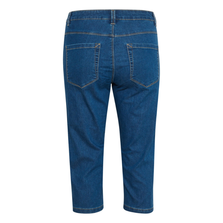 Kavicky capri jeans - Medium blue washed