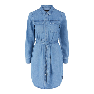 Pcosalina ls kjole - Medium blue