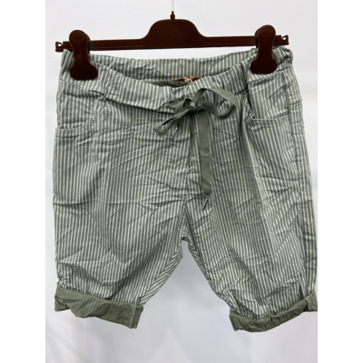 Marta shorts 6175d - Salvia/white