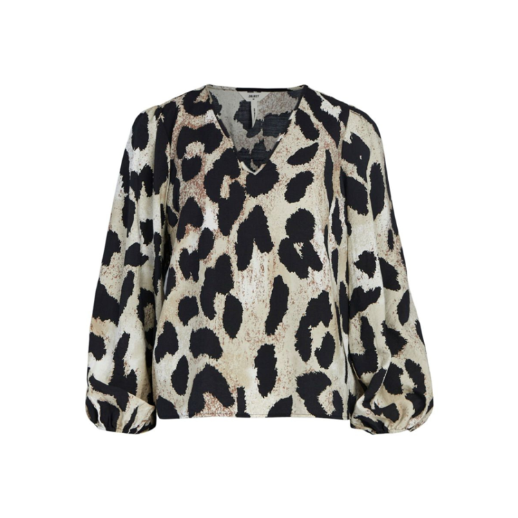Objleonora top - Sandshell/big leo
