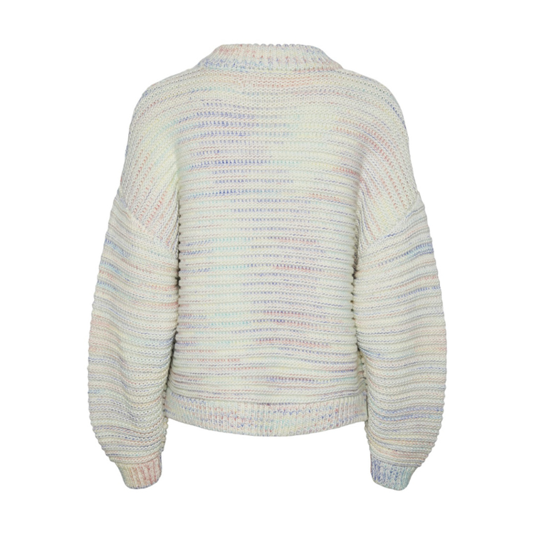 Pcjamie strik - Cloud dancer/multi clr