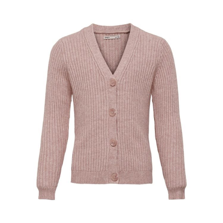 Kognewkatia cardigan - Ash rose/melange
