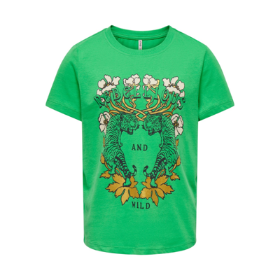 Kogwilma t-shirt - Island green/rebellious