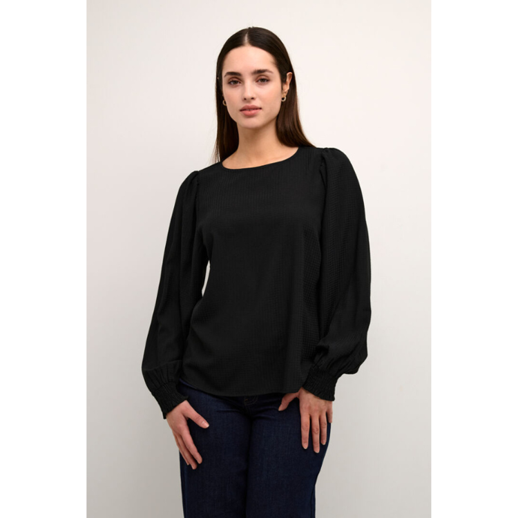 Kadorte bluse - Black deep