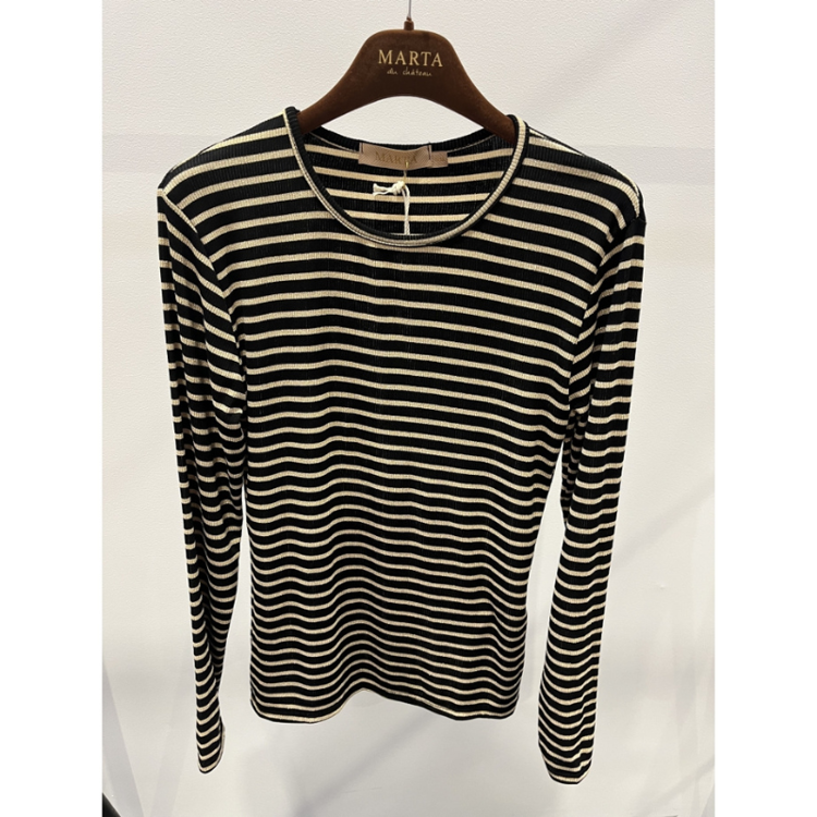 5356 bluse - Black/gold