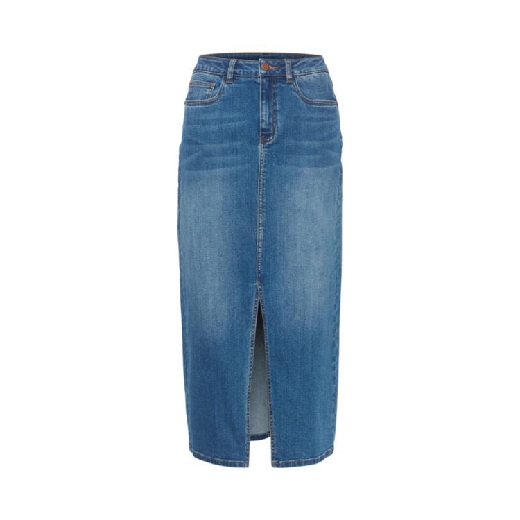 Kasinem nederdel - Medium blue denim