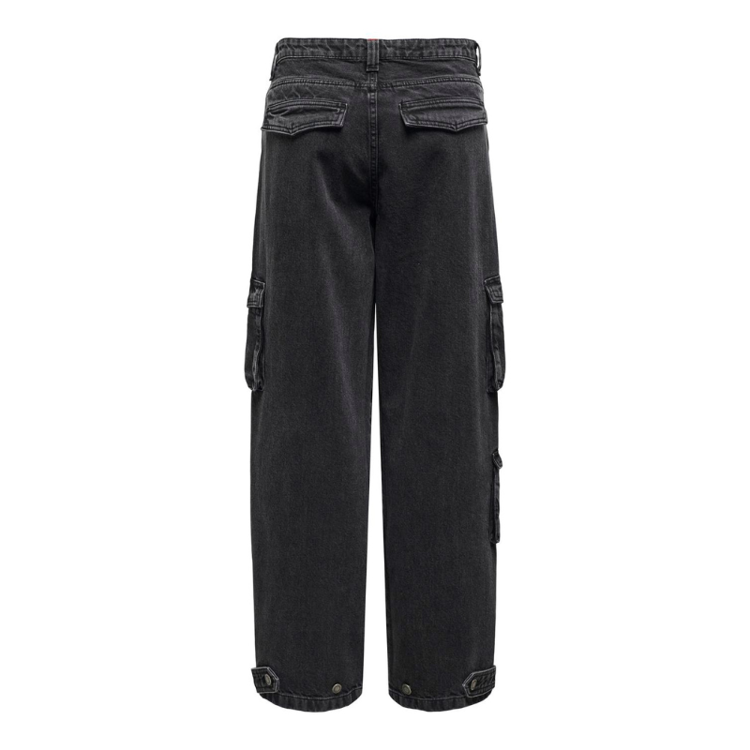 Onlriver cargo jeans - Washed black