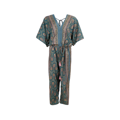 Bcluna v-neck buksedragt - Green tulip