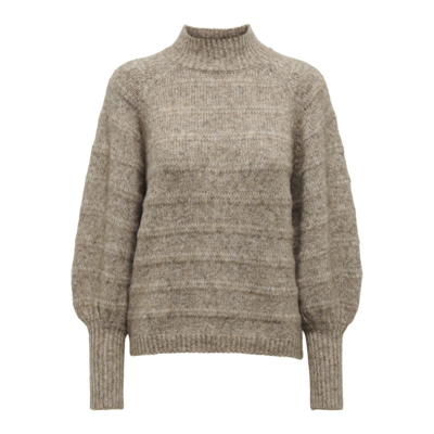 Onlcelina strik - Chestnut/w. melange