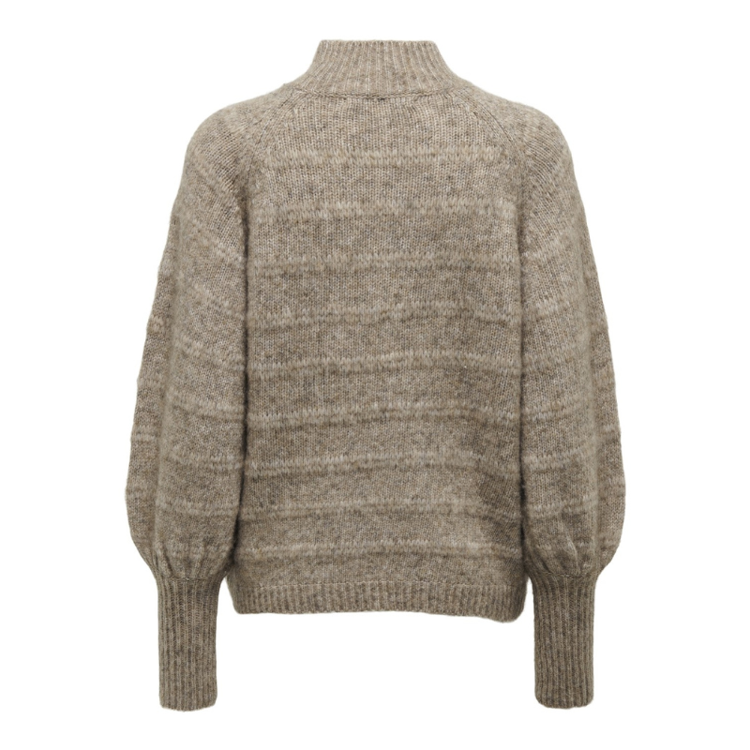 Onlcelina strik - Chestnut/w. melange