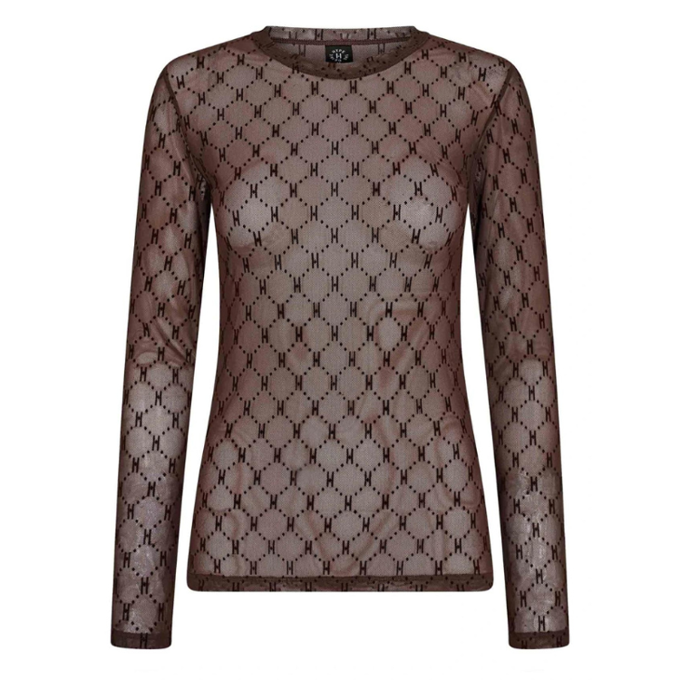 Hype the detail bluse - Brown
