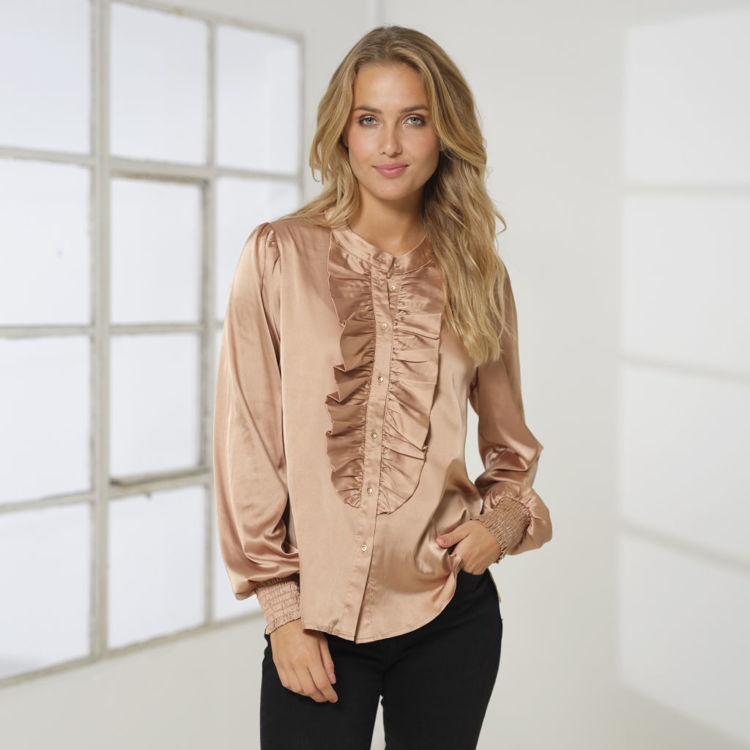 Scarlett bluse - Camel