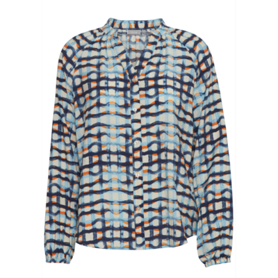 Frmisa bluse - Sky blue check
