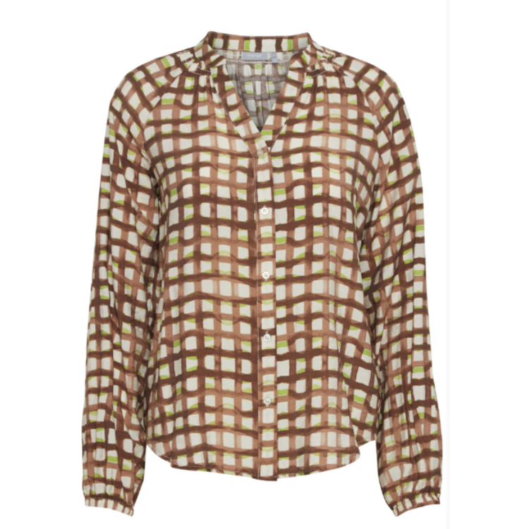 Frmisa bluse - Carafe aop check