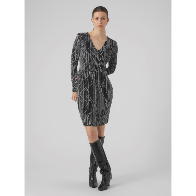Vmkanz kjole - Black/silver