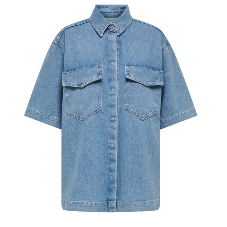 Onlsophie skjorte - Light blue demin