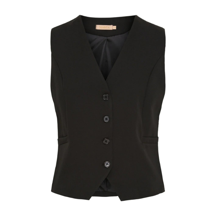 Mdcvilde vest - Black