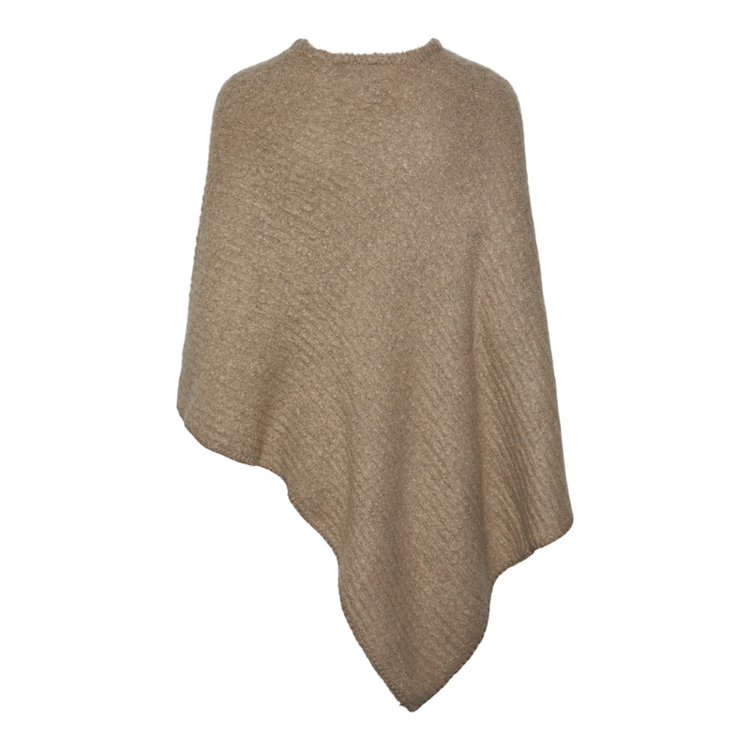 Pcpyron poncho - Silver mink