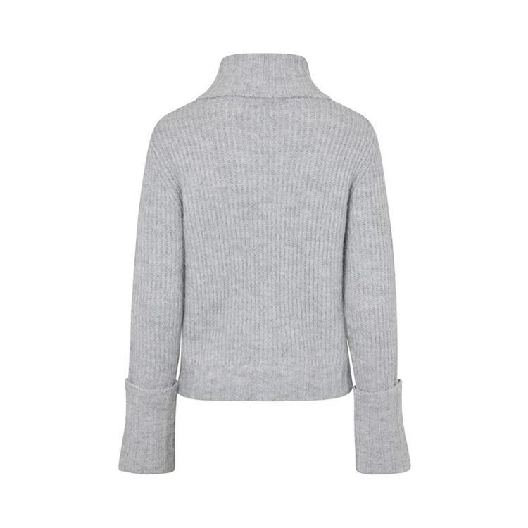 Serine-m strik - Light grey melange