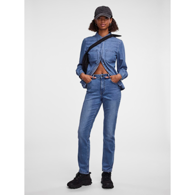Pcluna jeans - Medium blue denim