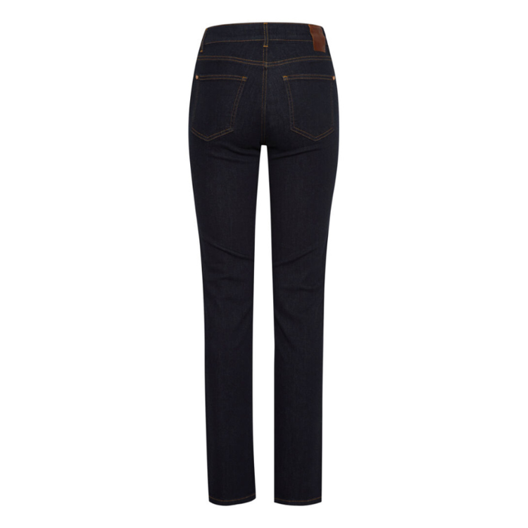 Pzemma jeans - Un-washed dark blue denim