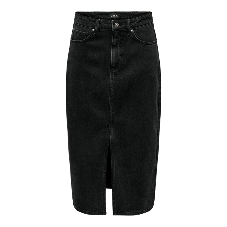 onlbianca nederdel - Washed black