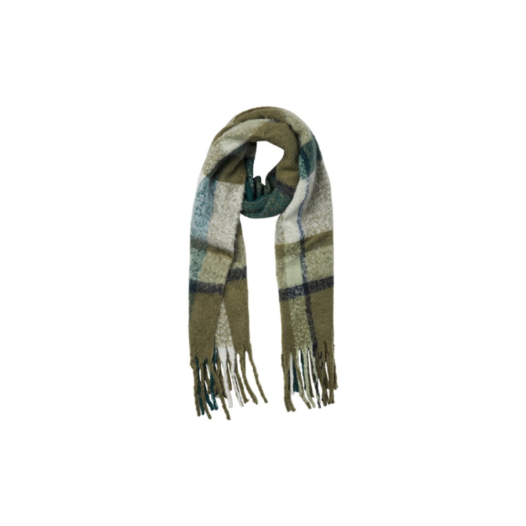 Pcbea scarf - Deep lichen green