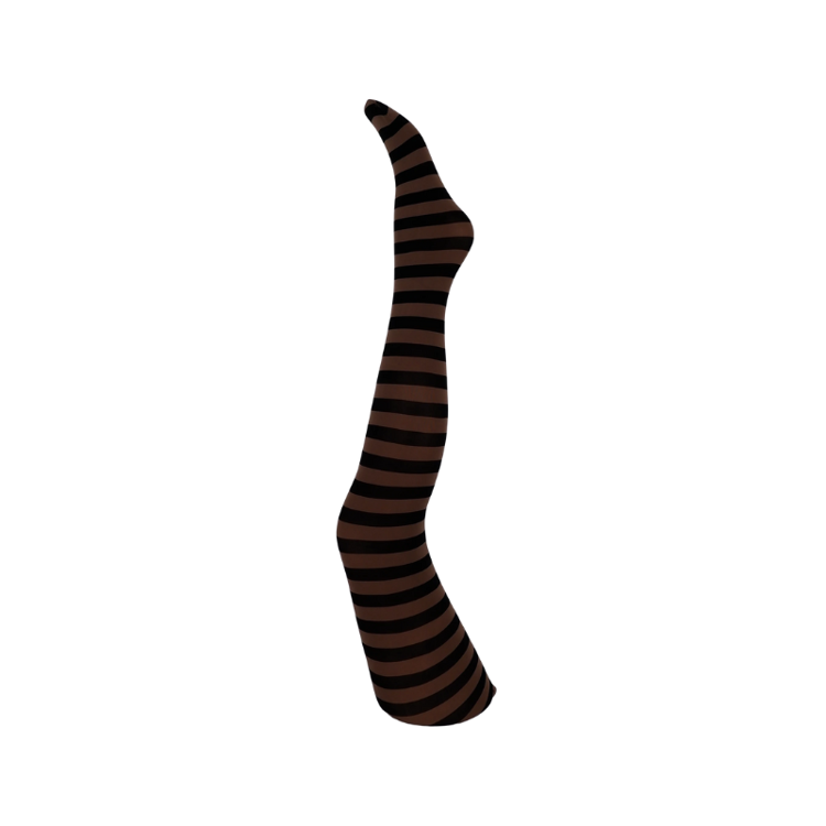 Bcriga stribet tight - Brown stripe