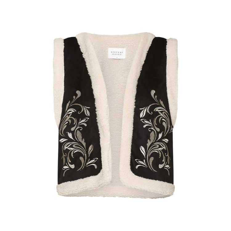 Debea-ve vest - Black/cream