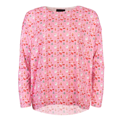 Alma bluse - Christmas time pink